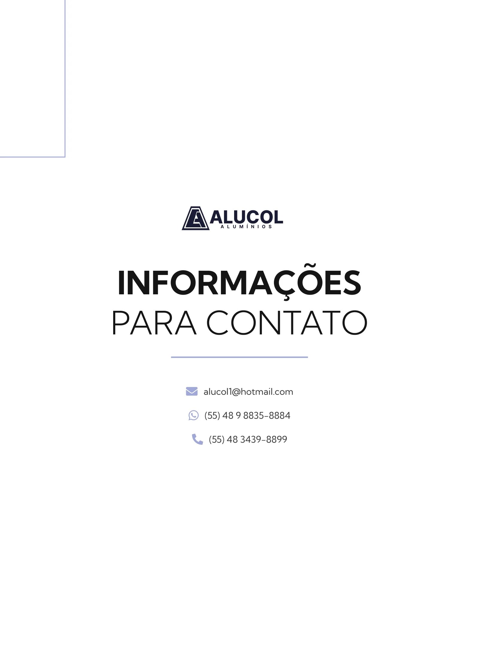 Catálogo Alucol Alumínios — página 17 de 17